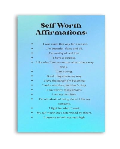 Affiche self care pour décoration chambre étudiante ou studio de yoga - 2