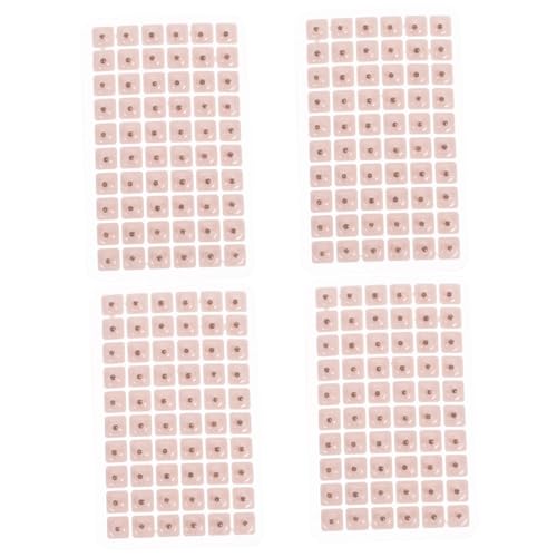 Homoyoyo 240 piezas Parches de Acupresión para Oído Auriculoterapia Semillas de Acupuntura Amarillas Estimulación de Puntos Auriculares para Estrés Insomnio y Bienestar