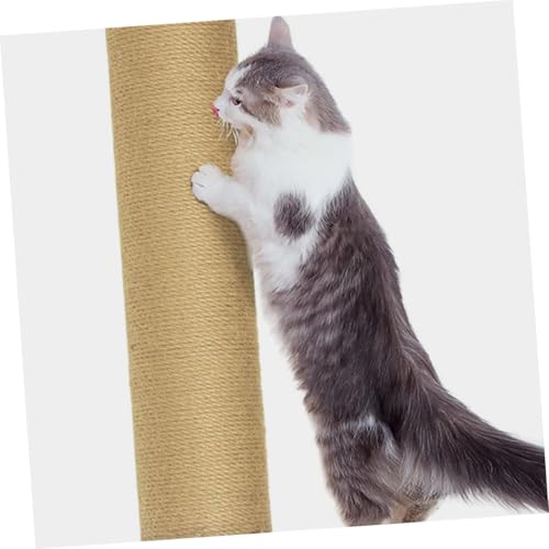 Poste rascador para gatos de madera para interior 30cm miniatura 7