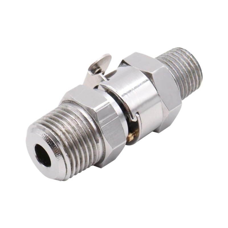 Raccordo rapido in rame femmina per tubo industriale (filettatura femmina BSPT, 0,6 cm)