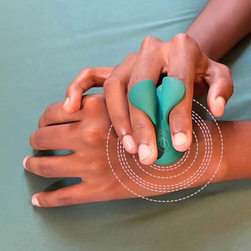 Image of That Sassy Thing Fiddle Full Body Electric Massager For Women | Ergonomic With Finger Grip | Gaga Green | 9 Speeds, Waterproof, Rechargeable with Long Battery life