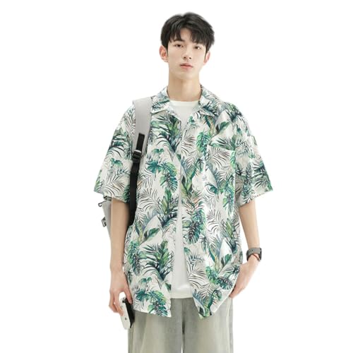 Chemise manches courtes homme vintage ample infroissable pour rester frais et élégant en été