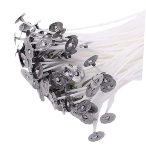 200 piezas mechas para velas con base 9 cm miniatura 2