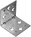 Stanley Hardware 1-1/2-Inch Double Wide Corner Brace, Zinc Plated, 2-Pack #755680