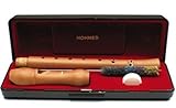 FLAUTA DULCE SOPRANO - Hohner (9532) (Madera Peral) (Barroca) (2 Piezas)