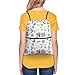ZGHQHCDRH Retro Vintage 80s 90s Fashion Drawstring Backpack, Gym Swim Bag Cinch Bag For Women Men With Zipper Pocket