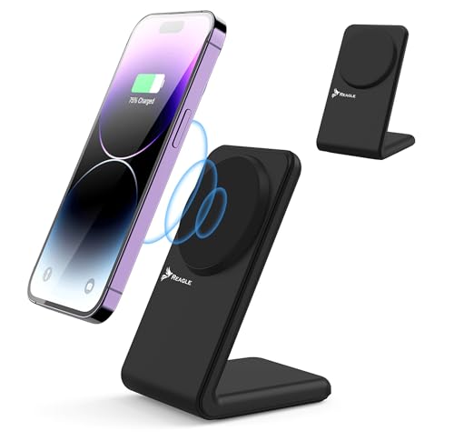 Reagle Induktives Drahtloses Ladegerät 2IN1, 15W Ladestation für iPhone 16, 15 14 13 12 Pro Max Xr Xs Ladegerät Samsung S25 Qi-Standard, Handy Ständer Reagle Induktives Drahtloses Ladegerät 2IN1, 15W Ladestation für iPhone 16, 15 14 13 12 Pro Max Xr Xs Ladegerät Samsung S25 Qi-Standard, Handy Ständer