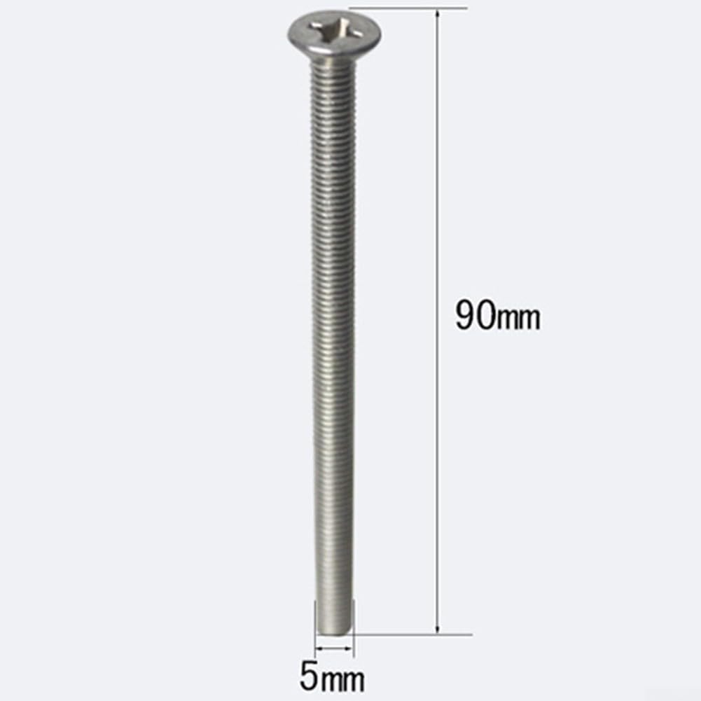 Filtre d'évier en acier inoxydable de 90 mm avec connecteur à vis et boulon pour installation de bonde d'évier de cuisine, ajustement sécurisé sans fuite, argenté