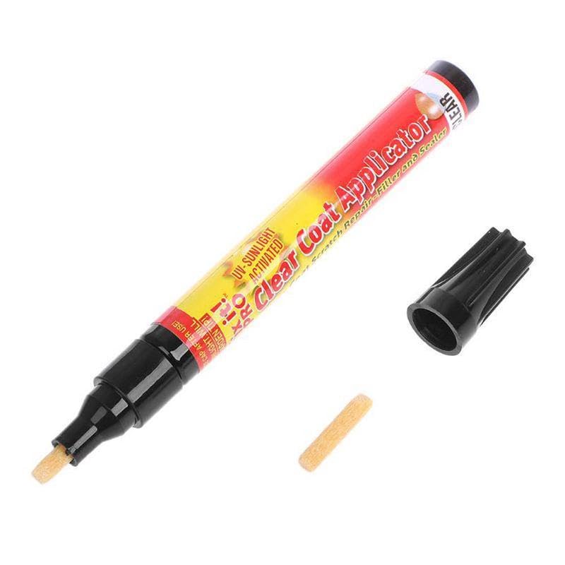 Clear Coat Pen for Cars &ndash; Scratch Repair Touch Up Tool, Water Resistant Clear Sealant Applicator...