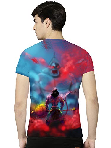 Image of Shiva, Krishna, Hanuman, Kali, Ram and Ravana, Ramayan, Bagavath Githa, Buddha Religious, Spiritual, Hindu Gods T-Shirts
