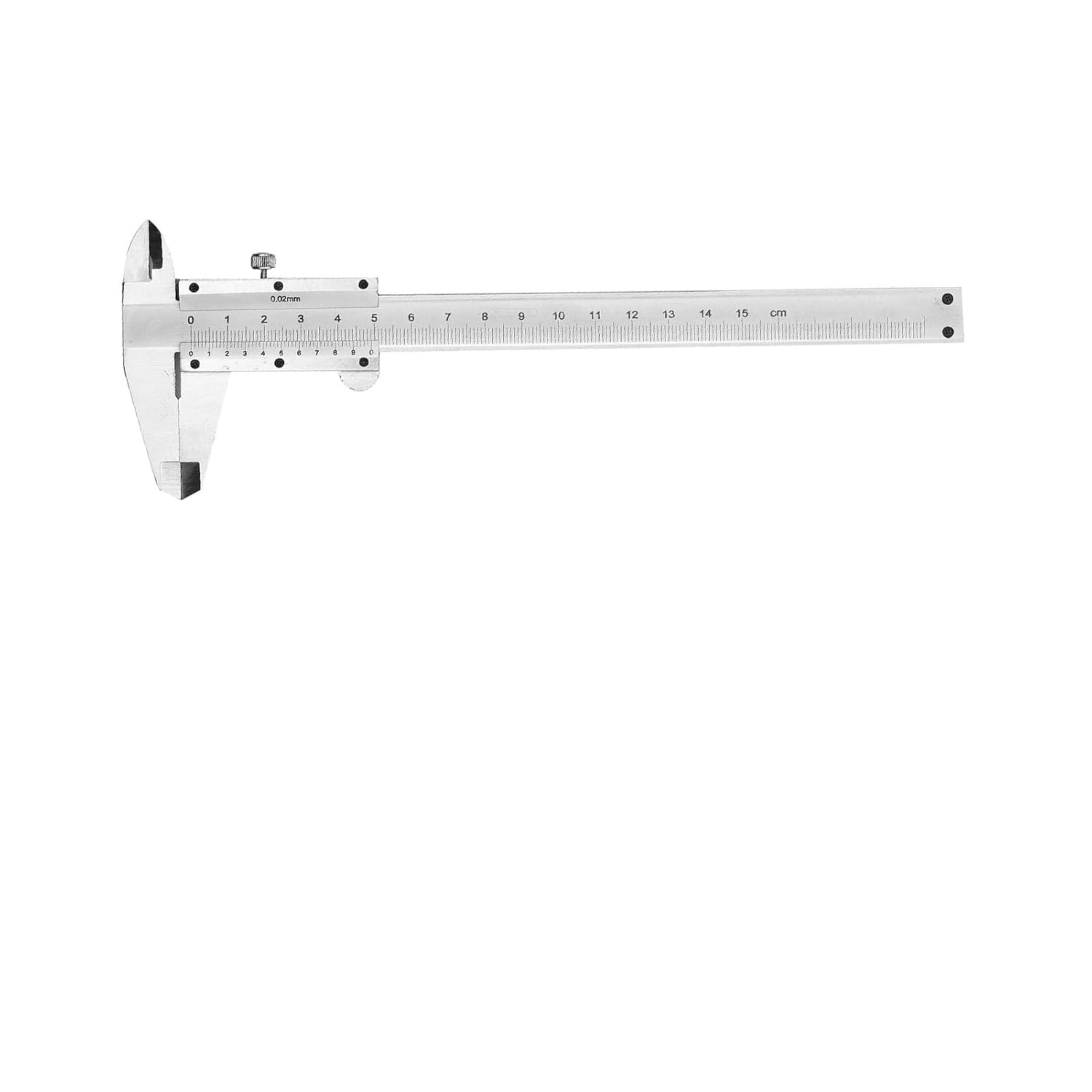 Calibrador Vernier de Acero Inoxidable de 0 a 150 mm, Herramienta de medición Deslizante, micrómetro de Paso de Profundidad Interior y Exterior (0,02 mm - 200 mm)