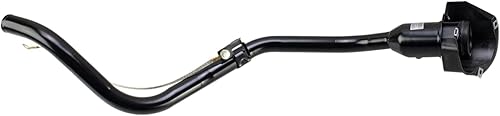 Vista 500 de TRQ Cuello de llenado de depósito de combustible negro compatible con Toyota Sienna 2004-2010