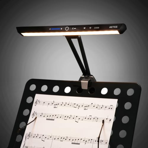 AETEE Music Stand Lights,Removable Magnetic Battery, Rechargeble…