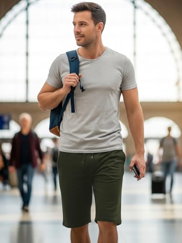 Image of XENOVAURBAN Shorts for Men | Casual wear 100% Combed Cotton Shorts | Unisex fit with Back and Side Pockets
