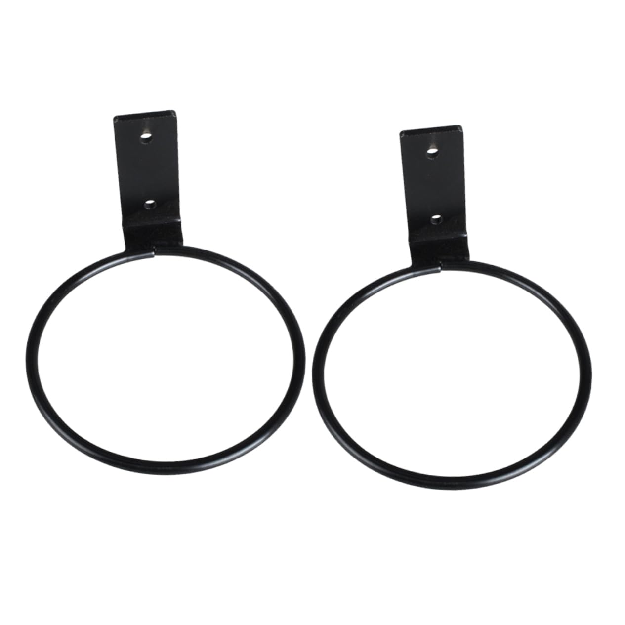 Gogogmee 2Pcs Wall Mounted Flowerpot Holder Flower Planter Rack with Rounded Corners Design for Use for Displaying Plants and Decor