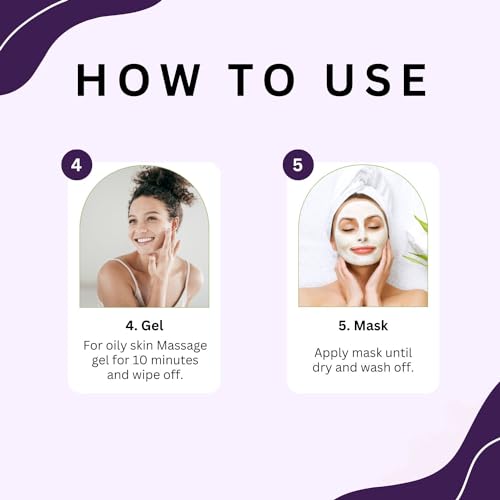 Image of Aroma treasures Blackcurrant Facial Kit for all skin type (One time use kit)