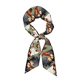 WHJSSF Bufanda de moda para mujer con patrón de gallo y pollo, un accesorio versátil suave y sedoso