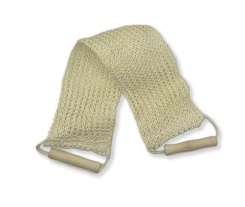Dubai Luxe Essentials Handmade Sisal Loofah for Shower, Exfoliating Natural Sisal Loofah to Gently Cleanse and Smooth Skin, Perfect for Men and Women – 1 Count (1 Pack) (1-Pack)