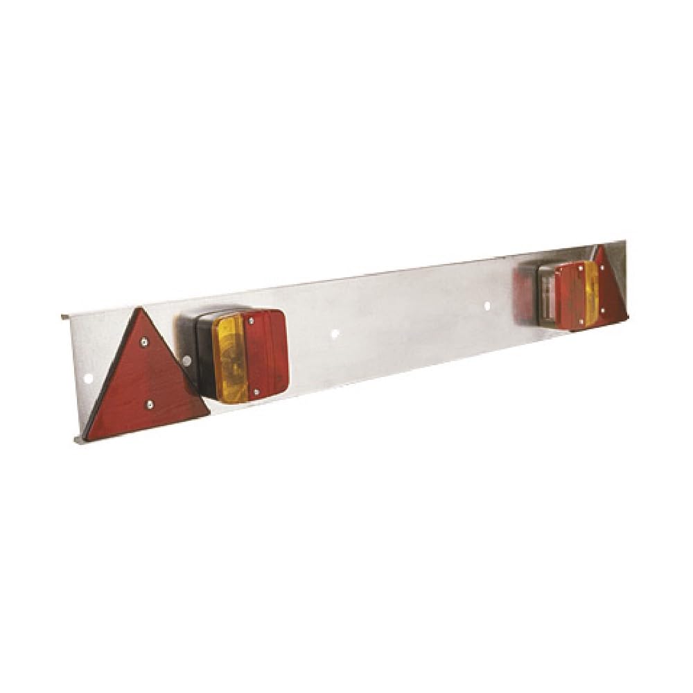 Rampe de signalisation plaque acier galvanise
