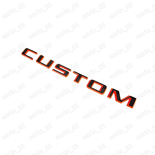 Image of 1Pc 2019-2023 Silverado 1500 Tailgate Custom Letter Logo Emblem 3D Badge Nameplate Replacement for Silverado (Red Black)