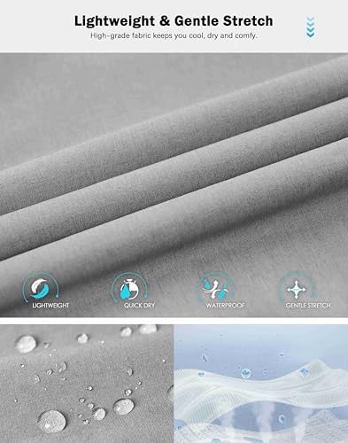 G Gradual Mens Golf Pants Stretch Dress Casual Pants 30"/32"/34" Lightweight Work Travel Slacks for Men with 4 Pockets4