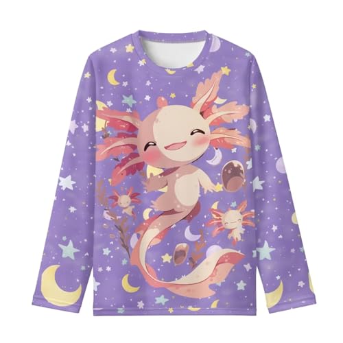 Image of Long Sleeve Shirts for Girls Winter Tops 3-16t Cartoon T Shirts for Fall Clothes