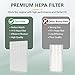 isinlive 115115 Replacement Filters A Size 21 for Winix PlasmaWave 5300-2, C535, 6300, 5300, 6300-2, P300, AM90, 9000, 5000, 5000B, C909, 9800 Air Purifier, 4 Pack True HEPA Filter