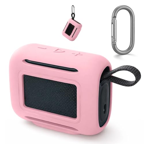 SZZCNOX JBL Go 5 Bluetooth�X�s�[�J�[�p�V���R���J�o�[�P�[�X�A�|�[�^�u���X�s�[�J�[ �g���x���P�[�X JBL Go 5�p�J���r�i�t���ی�J�o�[�X���[�u�A�h�o�A�ϏՌ��A���h�~(�s���N)
