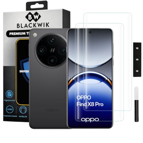 Image of Blackwik UV Curved Tempered Glass for Oppo Find X8 Pro | 2-Pack