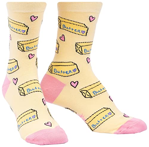 Sock It To Me Women's Butter Me Up Crew Socks