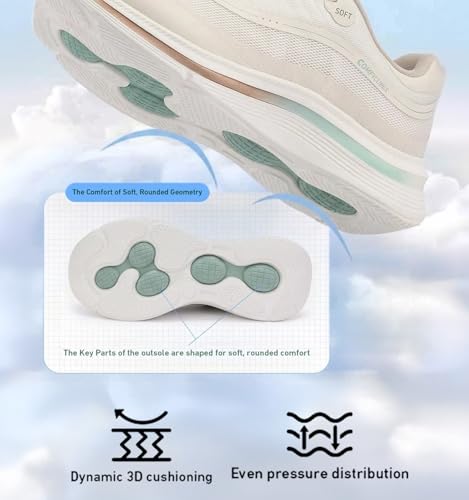 Image of XTEP Comfy Cubes Men's Running Shoes | Memory Foam Arch Support Sneakers | Lightweight Breathable Mesh Sports Shoes