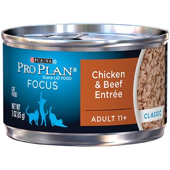 Pro Plan Ground Entrees Cat Food for Adult Cats 11+