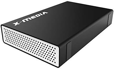 X-MEDIA XM-EN3451 3.5-Inch USB 2.0 IDE SATA Aluminum Hard Disk Drive HDD External Enclosure Case, Support 3.5-Inch IDE, 3.5-Inch SATA/SSD Hard Disk Drive