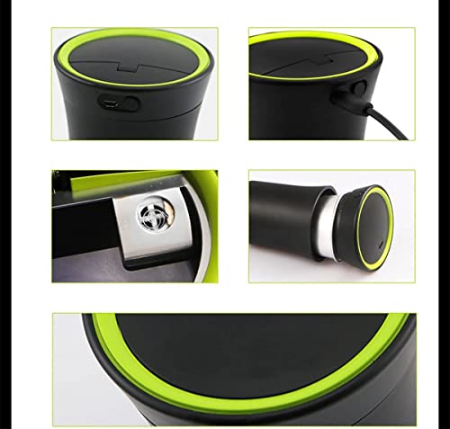 Cendrier portable silicone Cendray contre les cendres volantes avec couvercle étanche - 4