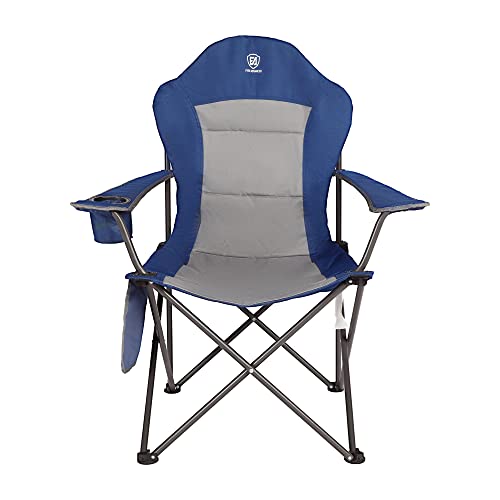 Ever Advanced High Back Folding Camping Chair for Outside, Padded Oversized Camp Chair