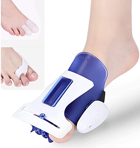 KOHEEL HV Toe Separators, Bunion Corrector, Toe Straightener for Women and Men, Restore Toes to Their Original Shape (Left foot)