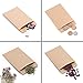 200 Pack Self-Adhesive Small Parts Packets Envelopes Kraft Self Sealing Seed Envelopes Coin Stamps Storage for Home, Garden, Wedding or Office, 2 Size(2.25