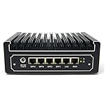 Protectli Vault FW6E - 6-Port Firewall/Mini PC Intel Quad Core i7, AES-NI, Barebone - Compatible with pfSense/OPNsense etc