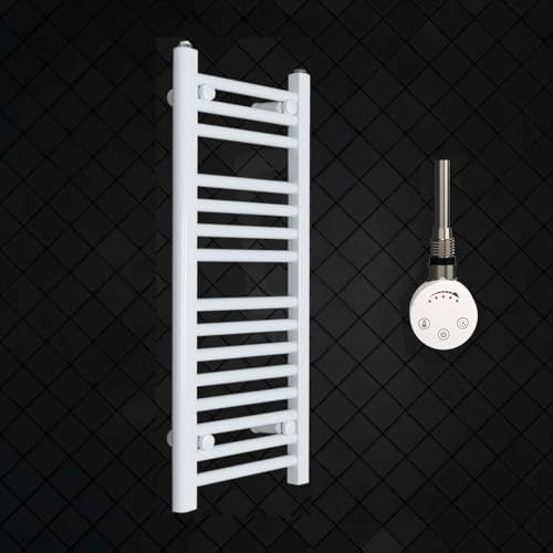 Radiador Toallero Eléctrico Blanco 40x80 cm con Termostato 150 W