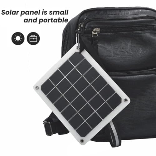Mini panel solar de 6w cargador USB 5V de celdas solares portátiles 3