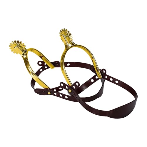 W WIDMANN MILANO Party Fashion - Espuela para disfraz de vaquero, accesorio para zapatos, Salvaje Oeste, Sheriff