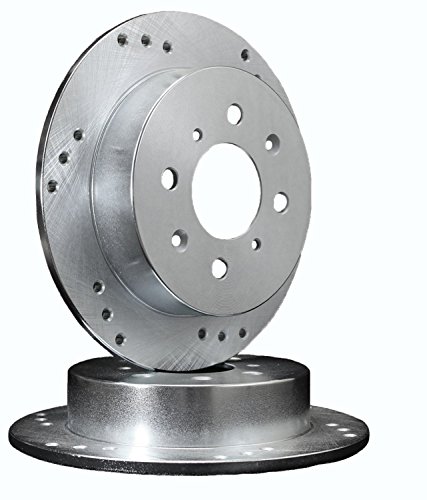 Fits 2006 Ford Focus [ W/Rear Disc ] REAR PAIR ATL Autosports Performance Brake Rotors ATL54095-06DO
