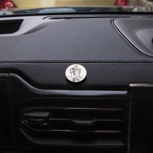 Automedaille Christophorus ohne Rand 3cm