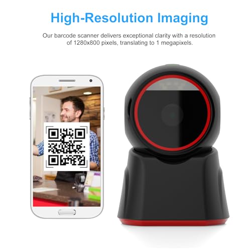 Scanner de comptoir QR code 2D pour encaissement en magasin fluide