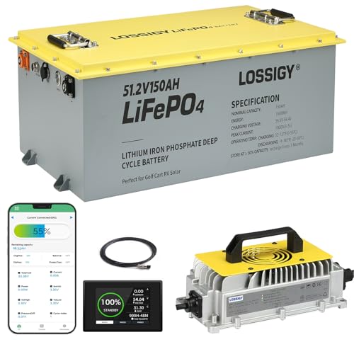 Lossigy 48V 150Ah Lithium Golf Cart Battery