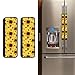 NeuKim Sunflower Cartoon Bee Refrigerator Door Handle Covers Kitchen Appliances Gloves for Microwave Dishwasher Fridge Door Cloth Protector Covers