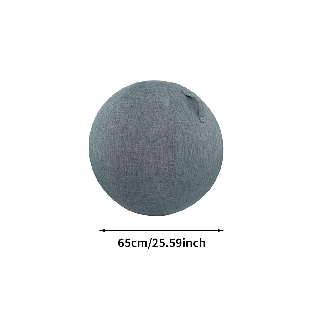 DIXII Pilates Yoga Ball Chair Copertura Protettiva per Sedia A Sfera per Esercizi per Casa O Ufficio, Allenamento per L'equilibrio, Esercizi di Stabilità,A,65cm