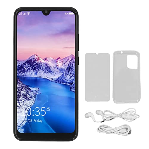 Mobiltelefon 64GB, 10 Kärnor, Ansiktsigenkänning - Svart