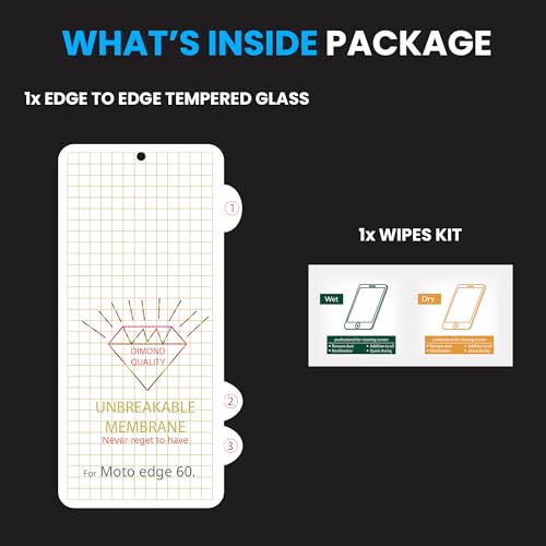Image of FIRST MART Matte Screen Protector for Motorola Edge 60 - TPU Anti-Glare Protection, Fingerprint Working, Bubble-Free, Edge to Edge Coverage [ 1 Pack]