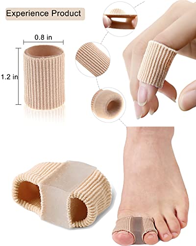bunion toe separators for overlapping toes women men gel toe spacers bunion corrector with 2 loops for feet hammer toe straightener2pc